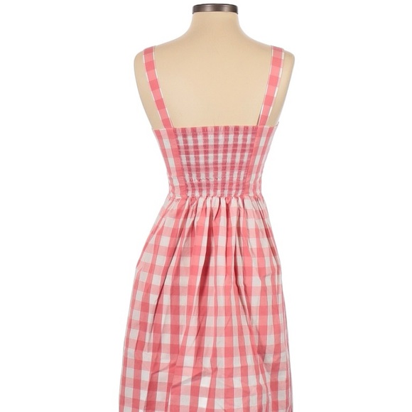J Crew Pink and White Gingham Dress - Picture 3 of 5